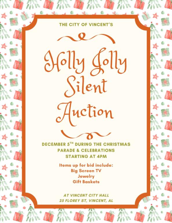 Green Christmas Tree Pattern Holidays Festival Flyer